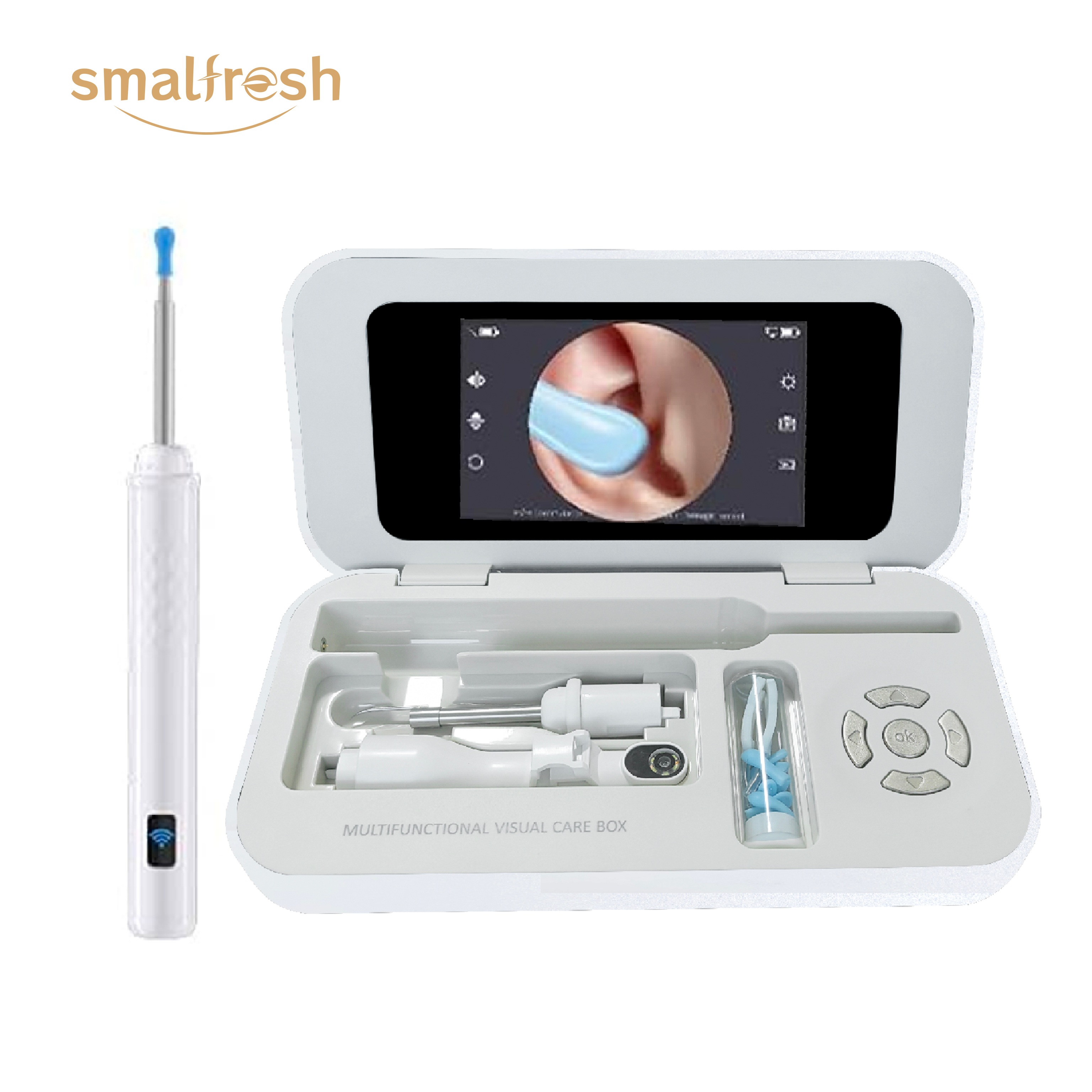 Multi-Function Portable Oral Nasal and Ear 3-in-1 Visual Care Kit with Camera