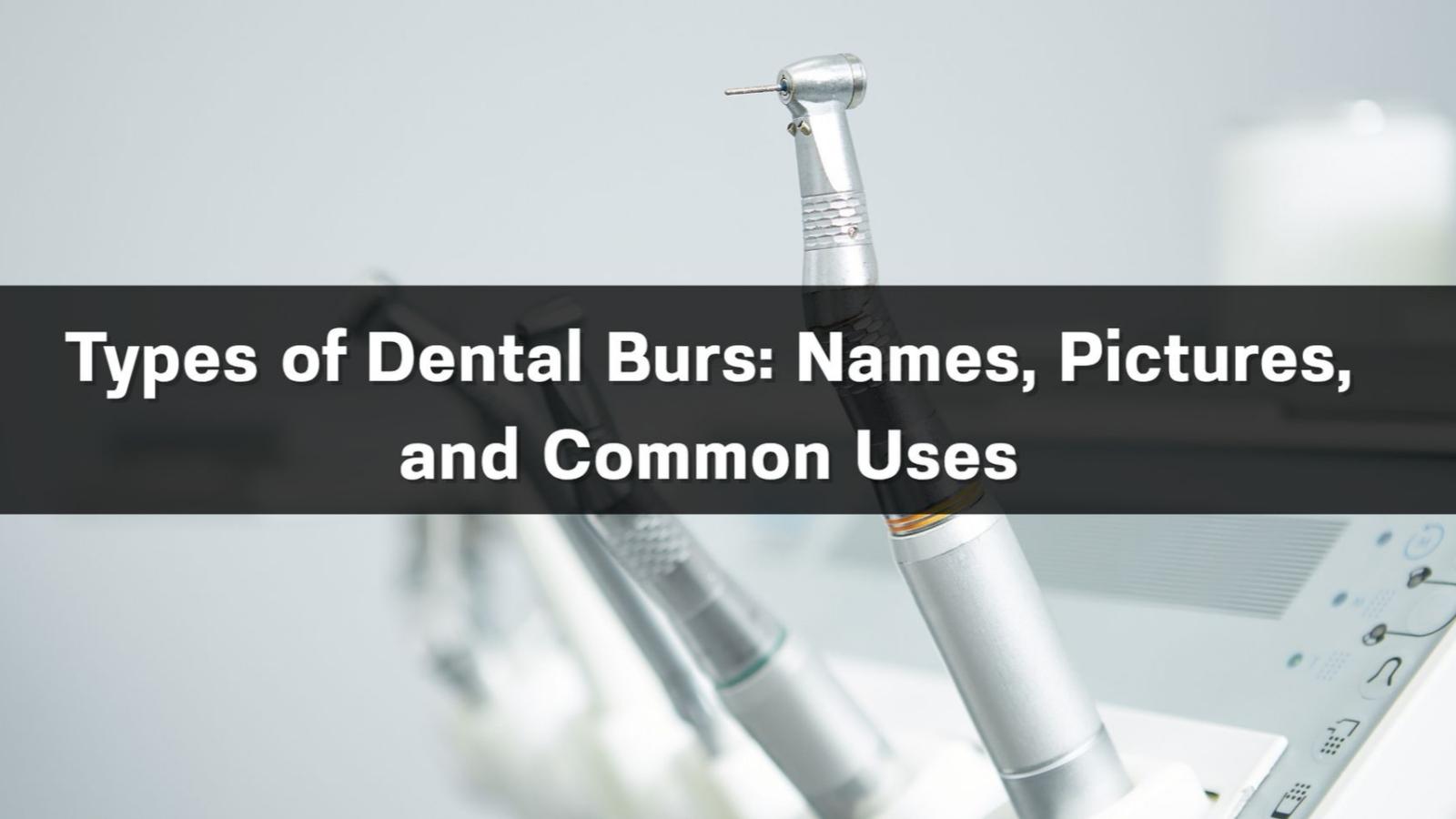 Types of Dental Burs: Names, Pictures, and Common Uses