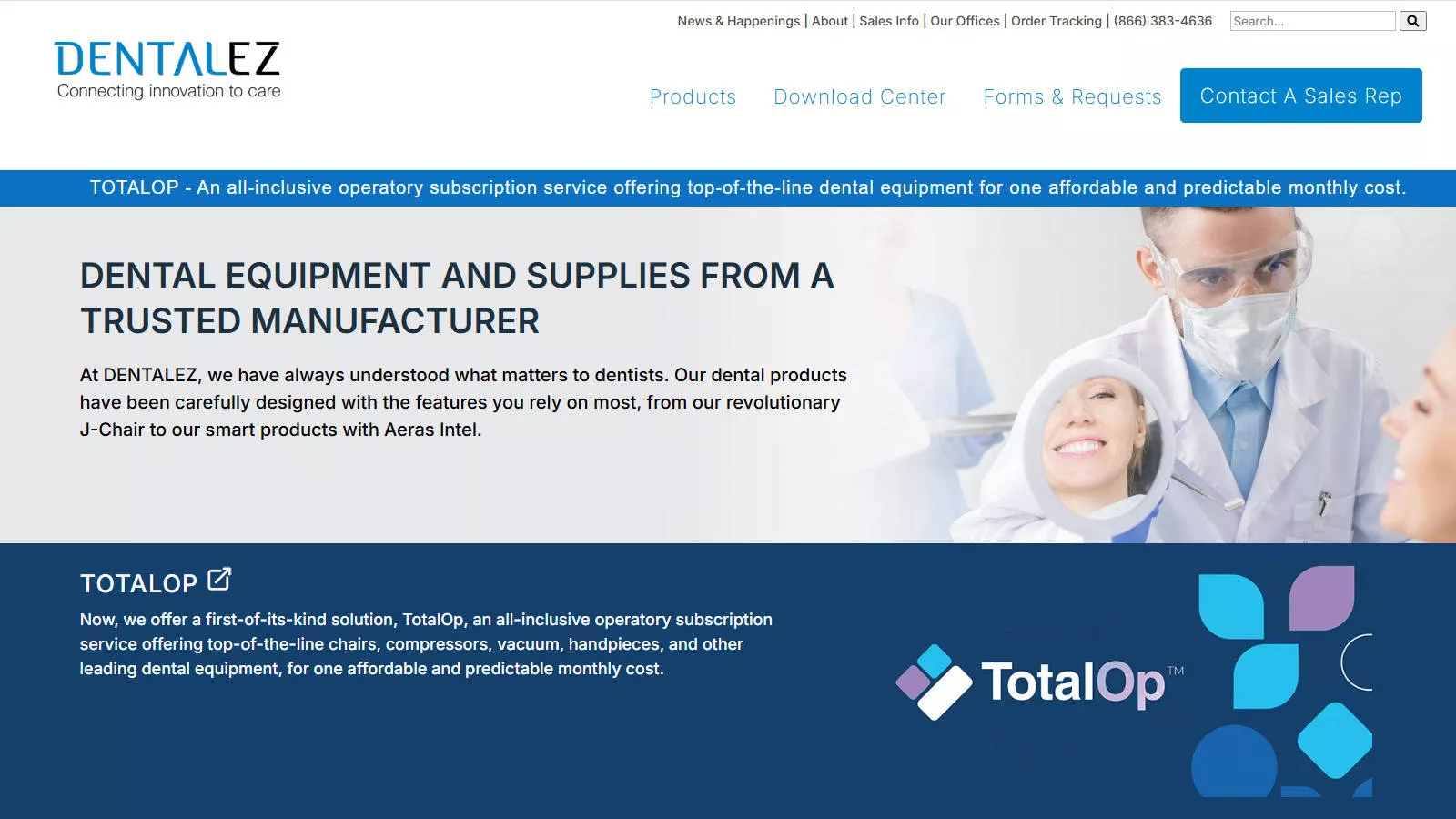 DENTALEZ Corporate Offices and Equipment Lineup