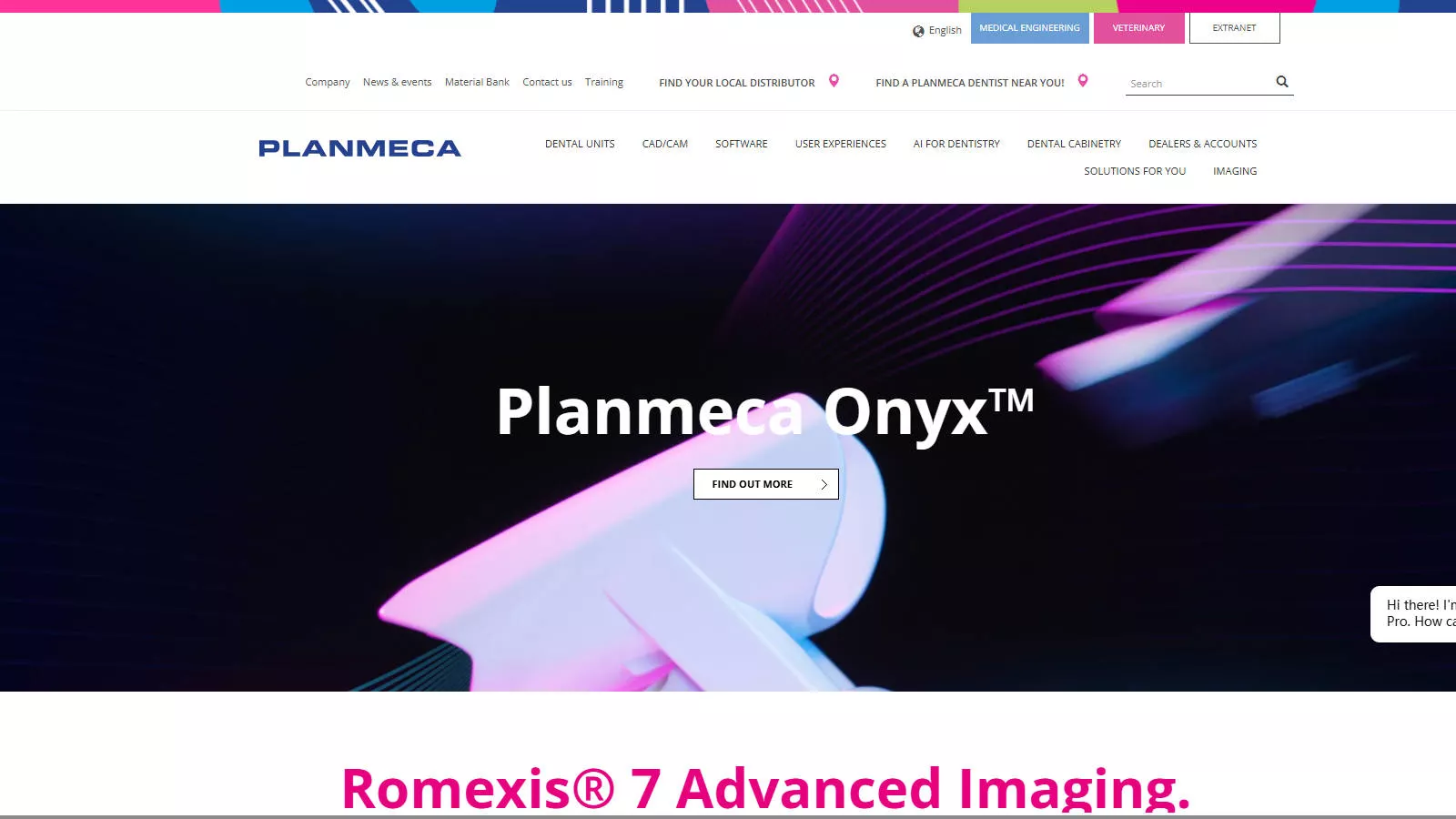 Planmeca dental imaging systems