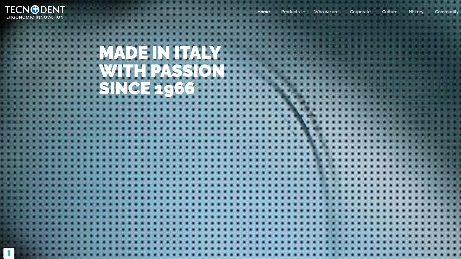 Tecnodent dental chairs manufacturer website homepage