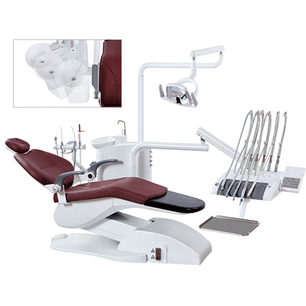 UMG-03H Two Armrest With Knee Touch With Touch Screen Tray Dental Unit Chair