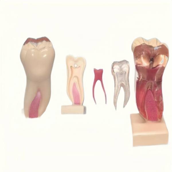 Um-aa1 Anatomic Profile Model of the Mandibular Molar(6 Times the Natural Size)