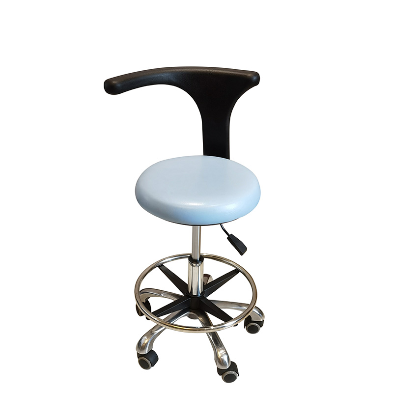 SV038B  Comfortable Hospital Stainless Steel Dentist Assistant Stool Dental Stool