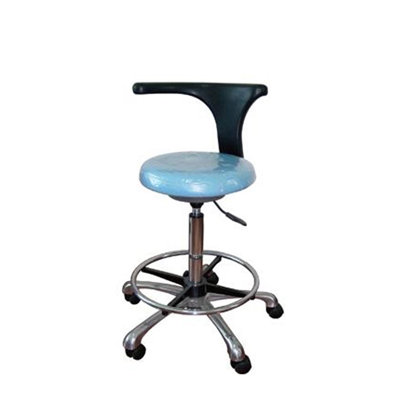 SV038B  Comfortable Hospital Stainless Steel Dentist Assistant Stool Dental Stool