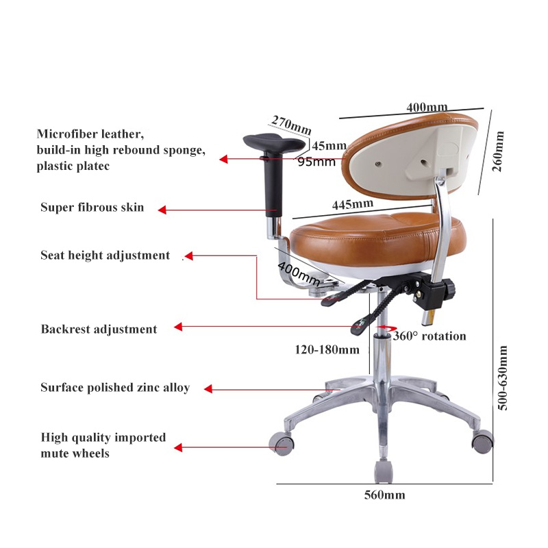 SV037 Clinic Dental Assistant Chair for Dentist Use