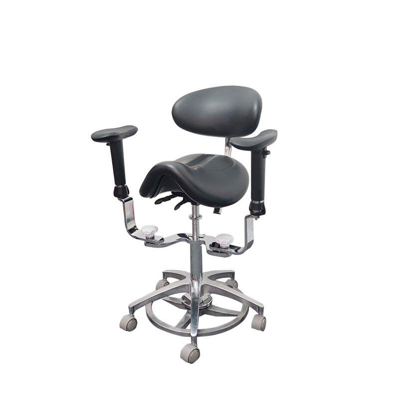 SV046 Saddle Seat Deluxe Dental Doctor Chair With Armrest 